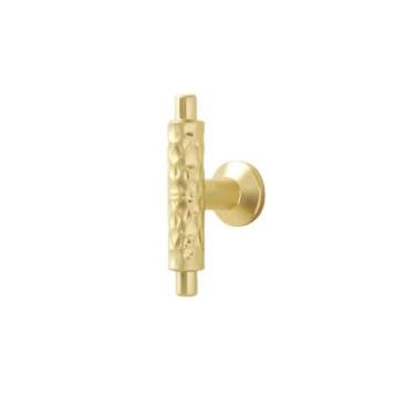 Imagem de Puxador de porta de armário preto de latão, gaveta de armário, simples, luxuoso, americano, puxadores de armário, estilo ouro escovado 2