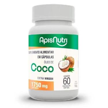 Imagem de Óleo De Coco 1750Mg 60 Caps - Apisnutri