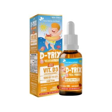 Imagem de D-Trix Kids (Vit D 400 UI/gota) 30ml Sabor Morango - Flora Nativa