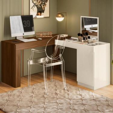 Imagem de Gabinete Toucador Caelum Freijo Off White