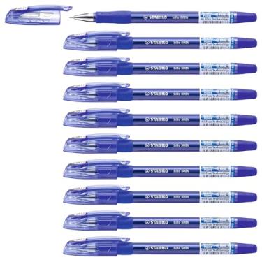Imagem de Caneta Esferográfica 1.0Mm Bille 508Nf41, Stabilo, Azul, Caixa com 10 Unidades, Stabilo