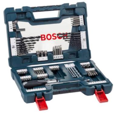 Imagem de Estojo de Ferramentas, Acessórios e Brocas com 91 Peças BOSCH - 000181