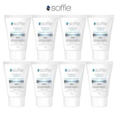 Imagem de Kit com 8 Desodorantes Antitranspirantes - Soffie Clinical Sensitive 4