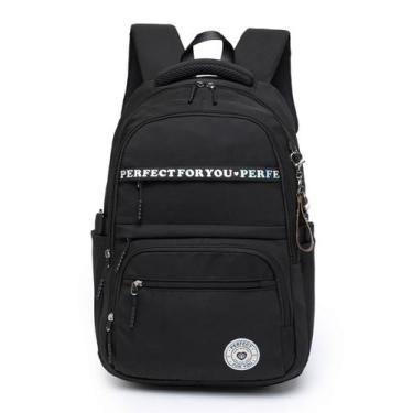 Imagem de Mochila Reforçada Feminina Faculdade Escola Trabalho Casual Notebook O