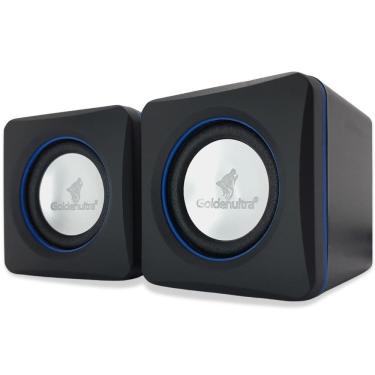 Imagem de Caixa Caixinha De Som Para Computador Notebook Pc 6W Usb P2