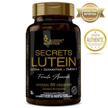 Imagem de Secrets Lutein Luteína + Zeaxantina + Ômega 3 - 60 Cápsulas Alisson Nu