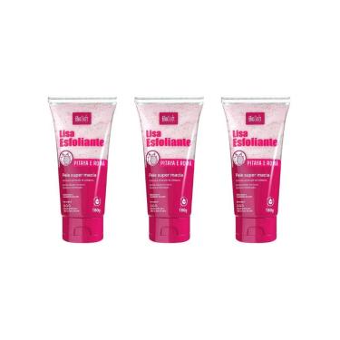 Imagem de Creme Esfoliante Soft hair 180g Biosoft Pitaya - Kit C/ 3un