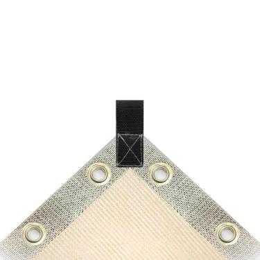 Imagem de Tela Sombrite Lona Sombra Solar 80 3x4 Bainha Ilhós Fortes - SOLPACK, 