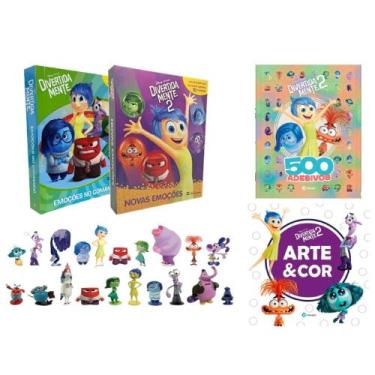 Imagem de Kit de livros divertidamente 2 - 3 vol: 500 adesivos + emoções no coma