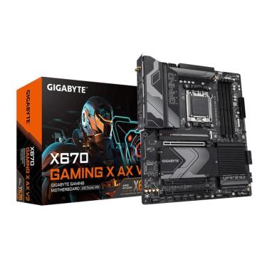 Imagem de Gigabyte X670 Gaming X AX V2 (AM5 8ª e 7ª - DDR5) - Chipset AMD X670 - USB 3.2 - Slot M.2 - ATX