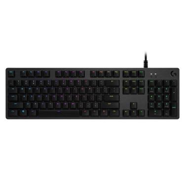 Imagem de Teclado Mecânico Gamer Logitech G512 Carbon - G HUB - RGB - Switch GX Brown - ABNT2 - 920-009400