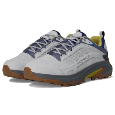 Imagem de Merrell Moab Speed 2 Tênis masculino de couro impermeável para caminhada, Pombo, 46