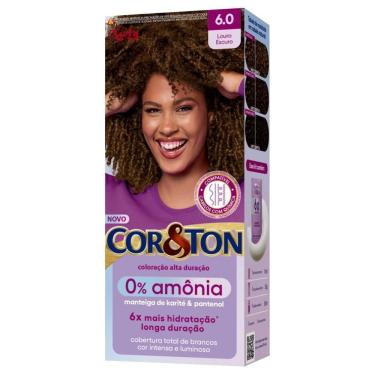 Imagem de Kit Tintura Creme Niely Cor&Ton 6.0 Louro Escuro Especial Manteiga de Karité e Pantenol sem Amônia