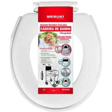 Imagem de Assento Sanitário Oval Para Cadeira De Banho Almofadado