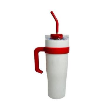 Imagem de Garrafa térmica 1250 ml Academia/40 0z mantem a bebida gelada ou quent