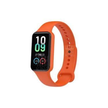 Imagem de Pulseira Silicone Esportiva + Pelicula Para Amazfit Band 7 - TechKing,