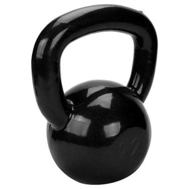 Imagem de Kettlebell Emborrachado Treinamento Funcional - 10 Kg - Fundição fundm
