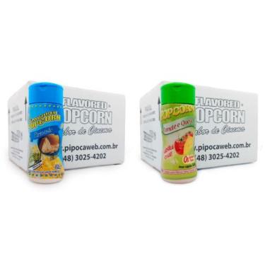 Imagem de Temperos Para Pipoca Cx 24 Un - Parmesão E Tomate E Queijo - Flavored 