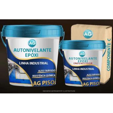 Imagem de Autonivelante Industrial Preto Jato AG - RAL9005 - Resinas ag, 5KG
