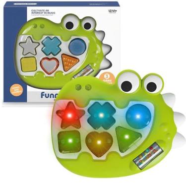 Imagem de Brinquedo Eletrônico Dino Educativo Com Som e Luz CBS0307 - Castela