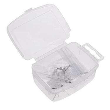 Imagem de Pesoncarl Kit de reparo de ponta de guia de vara de pesca com mosca, faça você mesmo, guias de cobra com molduras de aço inoxidável de diferentes tamanhos, ferramentas para alicates