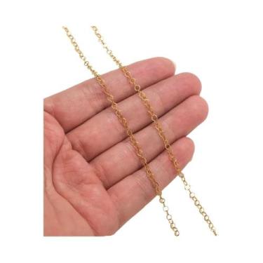 Imagem de Corrente Frisada De Aço Inoxidável De 2 Metros Para Colar DIY Pulseira