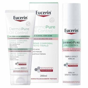 Imagem de Eucerin Dermo Pure Oil Control Kit  Creme Corporal + Sérum, Kit