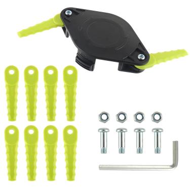 Imagem de BOSHCHEN Cabeçote De Aparador Com Lâminas Policarbonato Acfhrl2 Compatível Aparadores Ryobi 18V, 24V E 40V Ry40210, Ry40210A, 10 Carregamento Rápido (1+10+4)