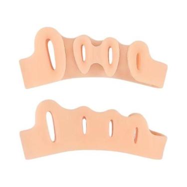 Imagem de Separador De Dedo Do Pé De Silicone, Corretor De Joanete, Espaçadores 