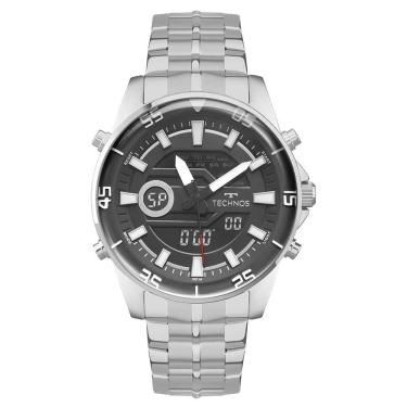 Imagem de Relógio Technos Masculino Digitech Prata - Ad1388bab/1f Ad1388bab/1f