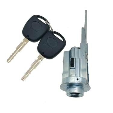 Imagem de 89703-33070 Interruptor de cilindro de bloqueio de ignição com 2 chaves, trava de interruptor de ignição compatível com Toyota Sequoia 2001-2007/Tundra 2003-2006/Fj Cruiser 2007-2014 e mais, substitui