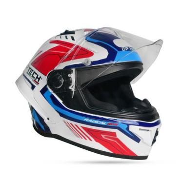 Imagem de Capacete Branco/Azul Gp Tech Pilot Stream, 60