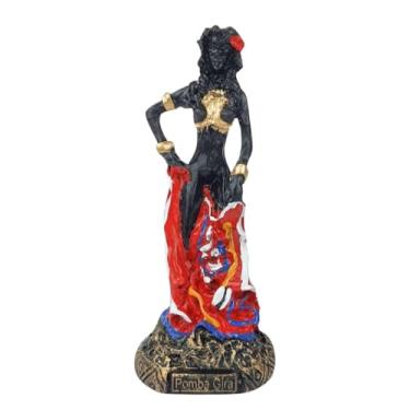 Imagem de Imagem Iemanjá Iansã Oxalá obaluaê Exu pomba gira orixás diversos modelos resina 15 cm (Sete Saias)