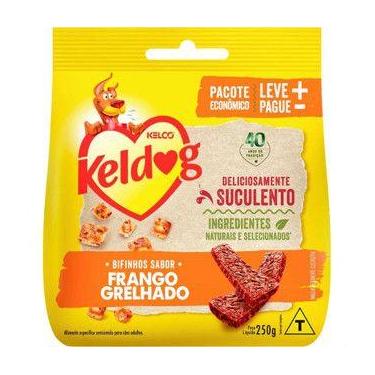 Imagem de Kit petisco Keldog Bifinho De Frango grelhado Kelco 250g, 01un 250g