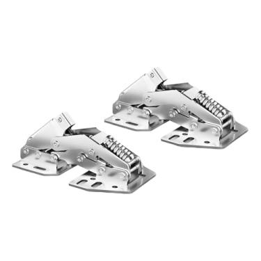 Imagem de WeiLaiKeQi 2x Dobradiças de porta de armário para RV, dobradiças de armário suspensas com mola de fechamento suave, hidráulicas para trailers e motorhomes