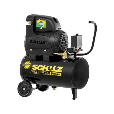 Imagem de Motocompressor de Ar Monofásico 1,5CV Pratiko CSI 6,6/20 Schulz 110V