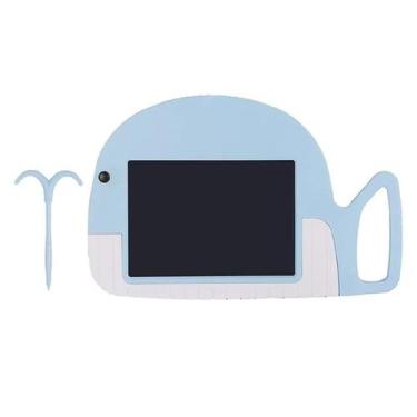 Imagem de Lousa Mágica Com Caneta Divertida Infantil Lcd Baleia Azul - Zein Impo