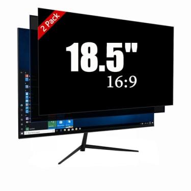 Imagem de Ceydebne Tela de privacidade de 18,5 polegadas para monitor com tela widescreen 16:9, protetor de tela com luz azul - antirreflexo - película protetora antiarranhões para proteção de privacidade de