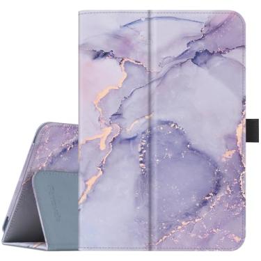 Imagem de Famavala Capa fólio para tablet de 7 polegadas (12ª geração, lançado em 2022), capa fina com despertar/hibernar automaticamente, não serve para tablet Android Alcatel A7s de 7 polegadas (roxo mármore)