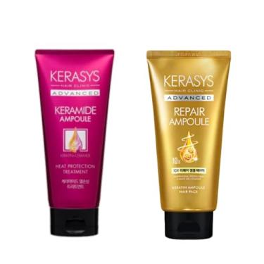 Imagem de Kerasys Kit Máscaras 10x Repair 300ml + Keramide Ampoule 200ml