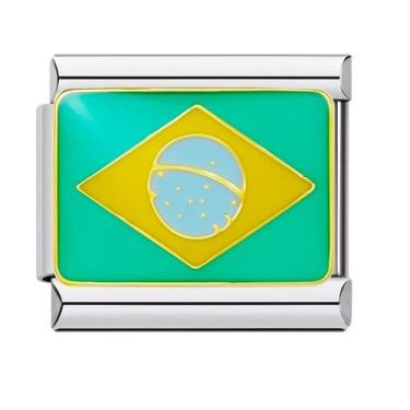Imagem de Charm Pingente Berloque Para Pulseira Italiana Aço Delicado - Lojas La