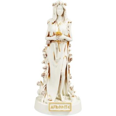 Imagem de Estátua Afrodite - Deusa do Amor - Versão 6 (Cor Mármore Dourado)