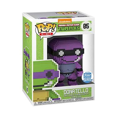 Imagem de Funko Pop Das Tartarugas Ninja Adolescentes Mutantes! Figura De Vinil Exclusiva Donatello Neon De 8 Bits Nº 05