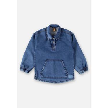 Imagem de Blusão Jeans Infantil Unissex  Up Baby, P