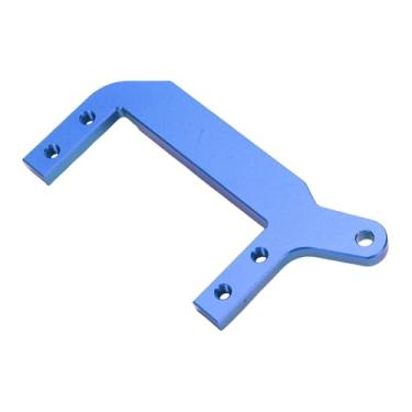Imagem de Diydeg Servo No Montagem do Eixo, SOA Mount 4 Link Suspension para 1/10 Carro de Crawler Rc, Suporte para Montagem de Servo de Alumínio, Servo Suporte de Servo de Metal de Suporte Fixo (Azul)