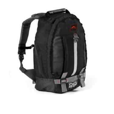 Imagem de Mochila Trilhas & Rumos Crampon 29L Preto Cinza