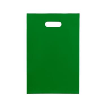 Imagem de Sacola Plástica Boca de Palhaço/Alça Vazada, 30x40, Diversas Cores (Verde Escuro)