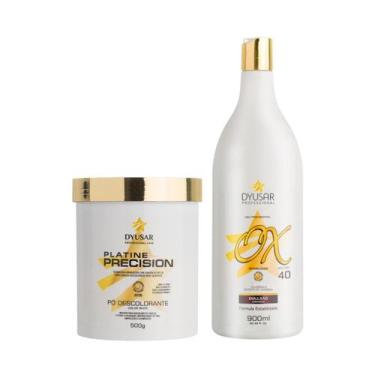 Imagem de Pó Descolorante Branco 500G + 01 Ox De 40 Volumes 900Ml - Dyusar Cosme