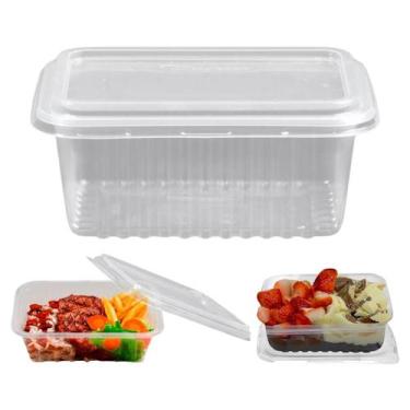 Imagem de Kit 24 Unid. Pote Plastico Descartável 350Ml Marmita Freezer - Db