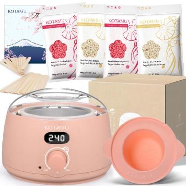 Imagem de Kit de depilação digital KOTAMU Pink para mulheres e homens